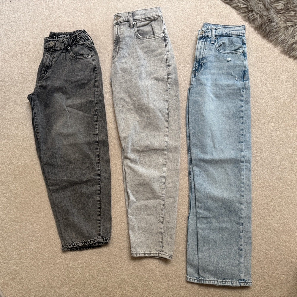 Three pairs GAP kids Jeans